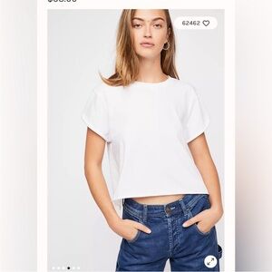 FP Movement by Free People Classic White Crop Top